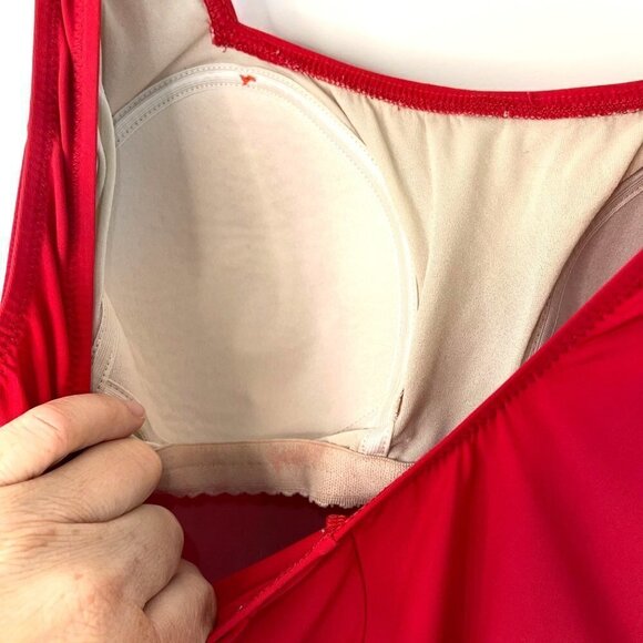 Diva By Rachel Pappo Swimsuit Womens Size 12 One Piece Ruched Made In Romania - Picture 6 of 12